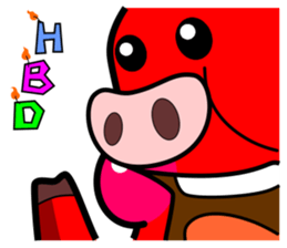 Moo-daeng sticker #11205495