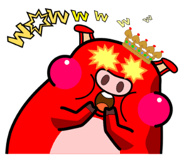 Moo-daeng sticker #11205496