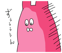 Sloping shoulders rabbit sticker sticker #11205566