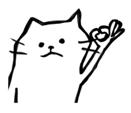 My simple cat stickers sticker #11205945