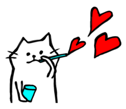 My simple cat stickers sticker #11205956