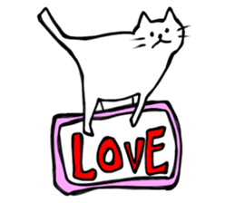 My simple cat stickers sticker #11205957