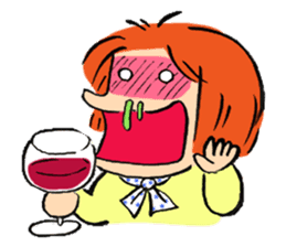 My Darling is 70 years old sticker #11206041