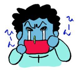 My Darling is 70 years old sticker #11206049