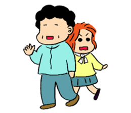 My Darling is 70 years old sticker #11206064