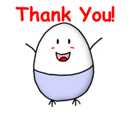 Rainbow Tamago-chan sticker #11206480