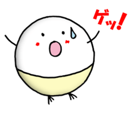 Rainbow Tamago-chan sticker #11206483