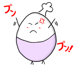Rainbow Tamago-chan sticker #11206484