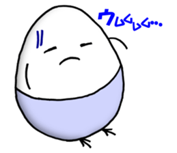 Rainbow Tamago-chan sticker #11206487