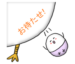 Rainbow Tamago-chan sticker #11206495