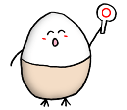 Rainbow Tamago-chan sticker #11206496