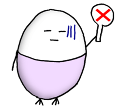 Rainbow Tamago-chan sticker #11206497