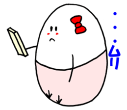 Rainbow Tamago-chan sticker #11206509