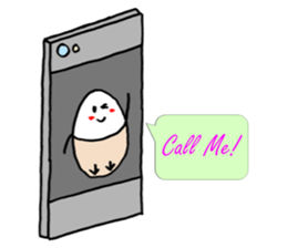 Rainbow Tamago-chan sticker #11206516