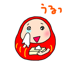 Lucky Daruma-chan sticker #11206664