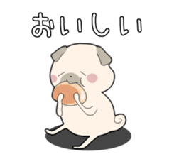 YURU YURU PUG sticker #11206979