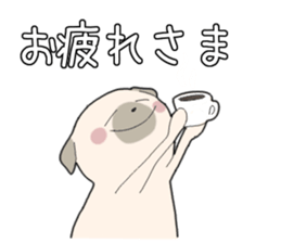 YURU YURU PUG sticker #11206983