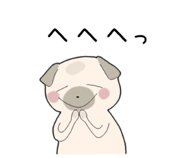 YURU YURU PUG sticker #11206984