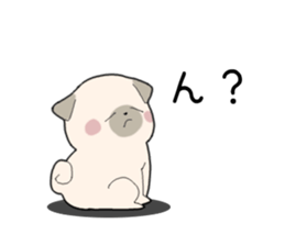 YURU YURU PUG sticker #11206992