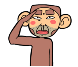 monkey yosinori sticker #11208041