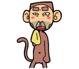 monkey yosinori sticker #11208043