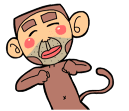 monkey yosinori sticker #11208044