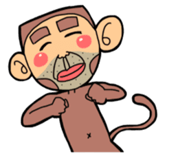 monkey yosinori sticker #11208044