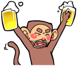 monkey yosinori sticker #11208047