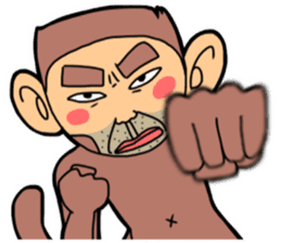 monkey yosinori sticker #11208049