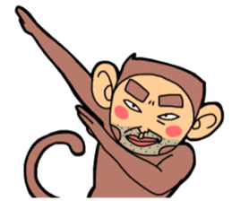 monkey yosinori sticker #11208055