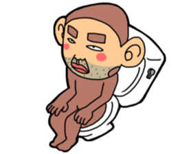 monkey yosinori sticker #11208056