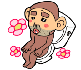 monkey yosinori sticker #11208057