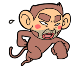 monkey yosinori sticker #11208064