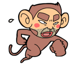 monkey yosinori sticker #11208064