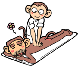 monkey yosinori sticker #11208065