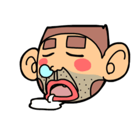 monkey yosinori sticker #11208066