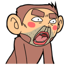 monkey yosinori sticker #11208068