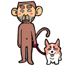 monkey yosinori sticker #11208069