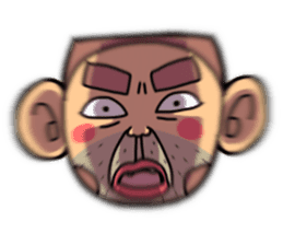 monkey yosinori sticker #11208071