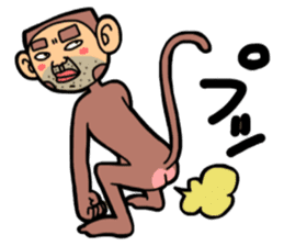monkey yosinori sticker #11208072