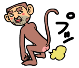 monkey yosinori sticker #11208072