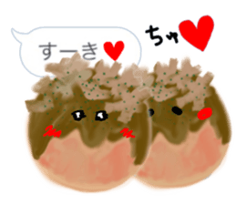 Octopus dumplings sticker sticker #11208593