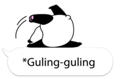 Panda text bubble sticker #11209195