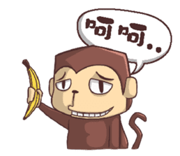 Ho-Lan Part-2, Ho-Lan and banana sticker #11209441