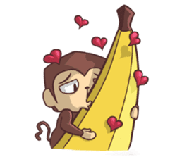 Ho-Lan Part-2, Ho-Lan and banana sticker #11209474