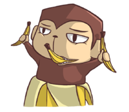 Ho-Lan Part-2, Ho-Lan and banana sticker #11209475