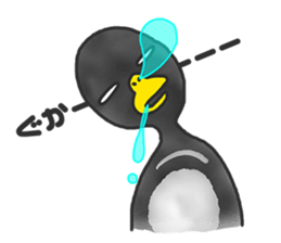 annoying cute PENGUIN3 sticker #11209829