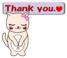 Chiara's cathy cats.English Ver.2 sticker #11210005