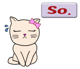 Chiara's cathy cats.English Ver.2 sticker #11210017