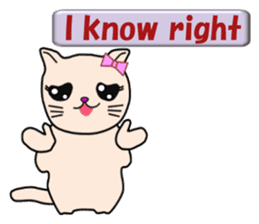 Chiara's cathy cats.English Ver.2 sticker #11210018